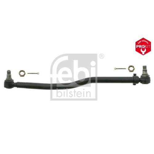 Febi Bilstein 22395 Lenkstange mit Kronenmuttern und Splinten, vom Lenkgetriebe zur 1. Vorderachse , 1 St&uuml;ck