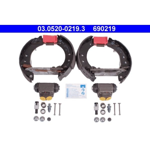 Bremsbackensatz ATE 03.0520-0219.3 Original ATE TopKit f&uuml;r, Hinterachse