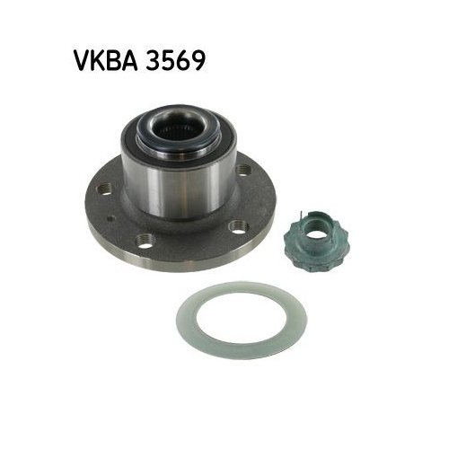 Radlagersatz SKF VKBA 3569 f&uuml;r AUDI SEAT SKODA VW, Vorderachse