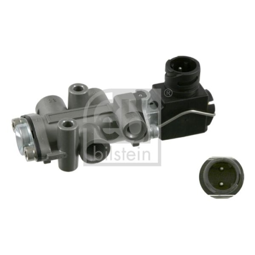 Febi Bilstein 22399 Magnetventil f&uuml;r Splittergetriebe, mit Zentralstecker , 1 St&uuml;ck