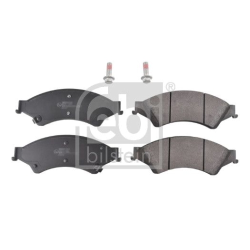 Febi Bilstein 170380 Bremsbelagsatz mit Schrauben, 1 St&uuml;ck