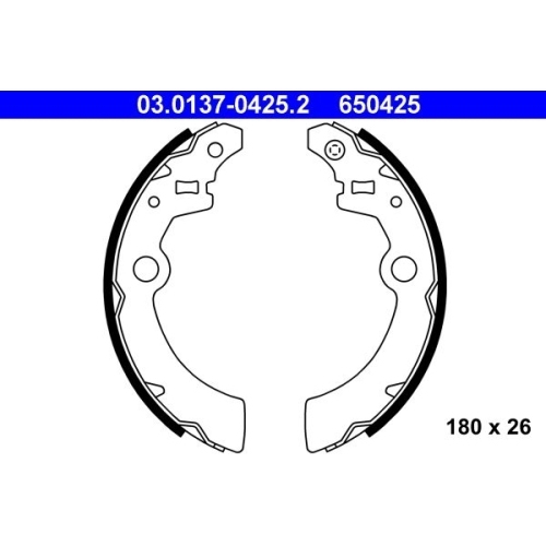 Bremsbackensatz ATE 03.0137-0425.2 f&uuml;r SUZUKI, Hinterachse