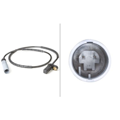 Sensor, Raddrehzahl HELLA 6PU 012 039-751 f&uuml;r BMW, Hinterachse, links, rechts