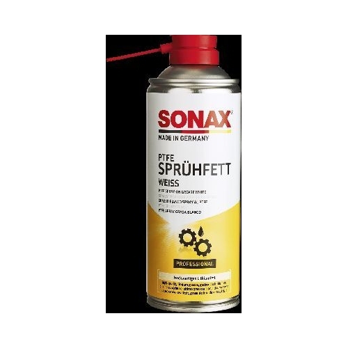 SONAX Fettspray 04873000 PTFE Spr&uuml;hfett wei&szlig; 1x400ml
