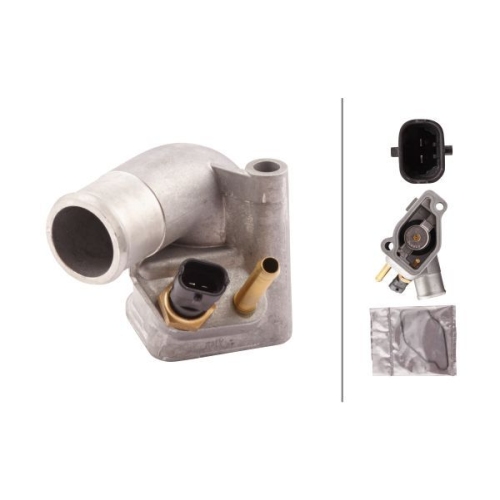Thermostat, K&uuml;hlmittel HELLA 8MT 354 774-731 f&uuml;r OPEL SAAB VAUXHALL
