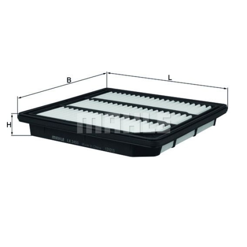 Luftfilter KNECHT LX 3455 f&uuml;r CHRYSLER FIAT