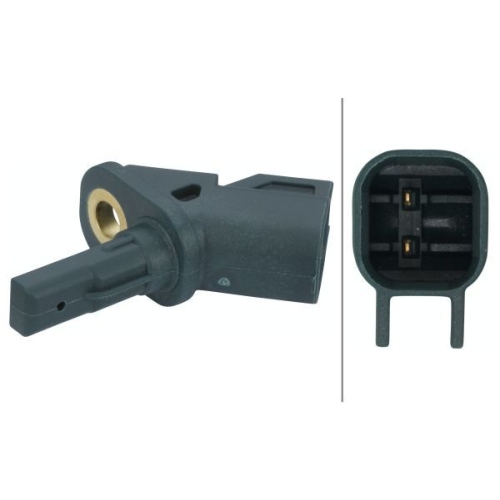 Sensor, Raddrehzahl HELLA 6PU 012 039-981 f&uuml;r FORD, Vorderachse, links, rechts