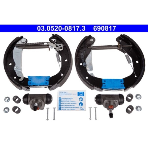 Bremsbackensatz ATE 03.0520-0817.3 Original ATE TopKit f&uuml;r, Hinterachse