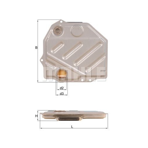 Hydraulikfilter, Automatikgetriebe KNECHT HX 48 f&uuml;r MERCEDES-BENZ