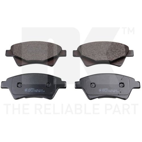 Bremsbelagsatz, Scheibenbremse NK 223951 f&uuml;r RENAULT, Vorderachse