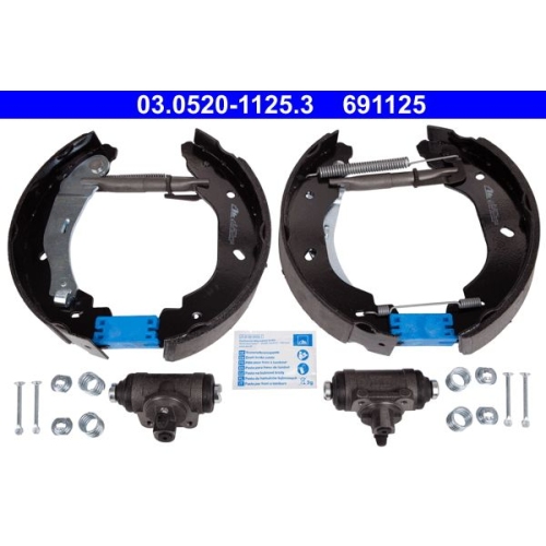 Bremsbackensatz ATE 03.0520-1125.3 Original ATE TopKit f&uuml;r, Hinterachse