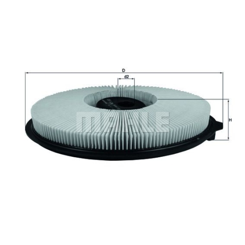Luftfilter KNECHT LX 544 f&uuml;r GMC SUZUKI