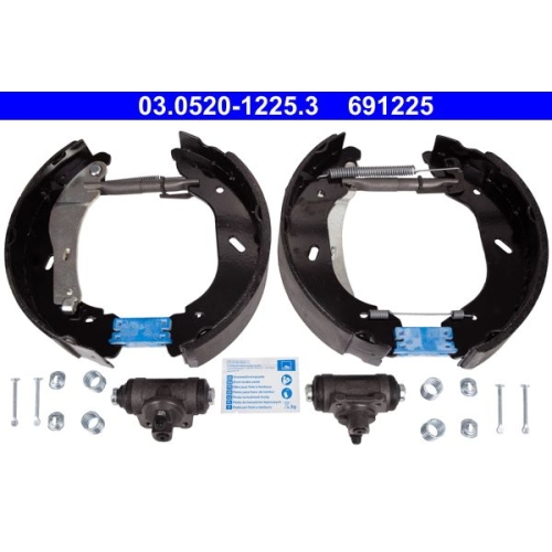 Bremsbackensatz ATE 03.0520-1225.3 Original ATE TopKit f&uuml;r, Hinterachse