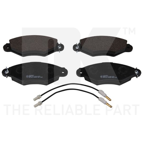 Bremsbelagsatz, Scheibenbremse NK 223957 f&uuml;r NISSAN RENAULT, Vorderachse
