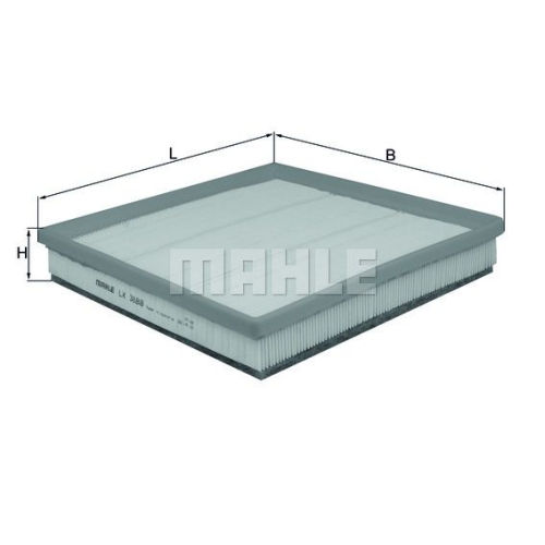 Luftfilter KNECHT LX 3888 f&uuml;r GMC OPEL VAUXHALL