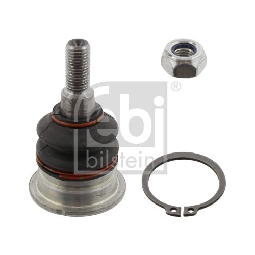 Febi Bilstein 30863 Traggelenk mit Sicherungsmutter und Sicherungsring , 1 St&uuml;ck