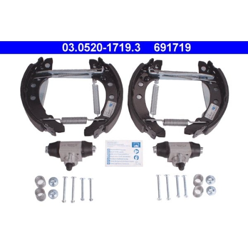 Bremsbackensatz ATE 03.0520-1719.3 Original ATE TopKit f&uuml;r, Hinterachse