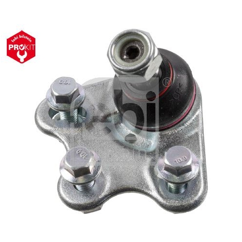Febi Bilstein 1x 31334 Traggelenk mit Schrauben und Sicherungsmuttern