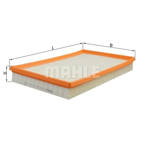 Luftfilter KNECHT LX 614 f&uuml;r GMC OPEL VAUXHALL CHEVROLET
