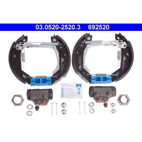 Bremsbackensatz ATE 03.0520-2520.3 Original ATE TopKit f&uuml;r, Hinterachse