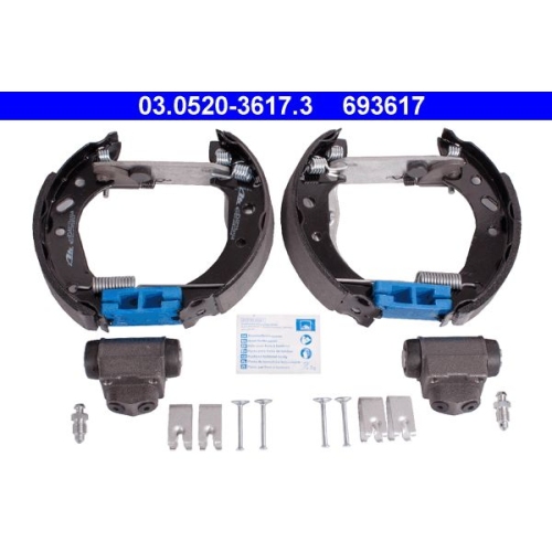 Bremsbackensatz ATE 03.0520-3617.3 Original ATE TopKit f&uuml;r, Hinterachse