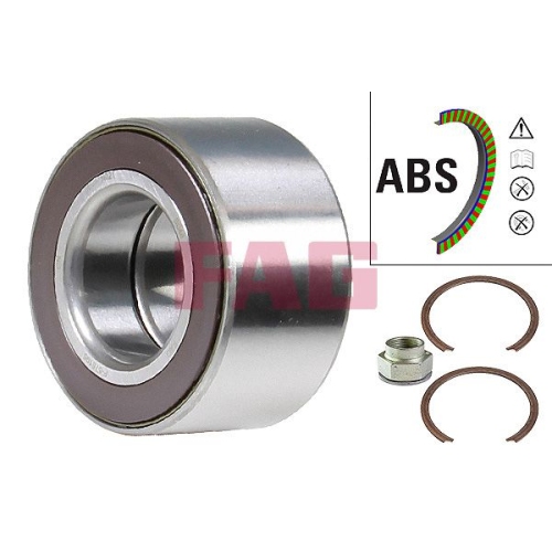 Radlagersatz FAG 713 6064 00 f&uuml;r ALFA ROMEO CITRO&Euml;N FIAT FORD LANCIA OPEL