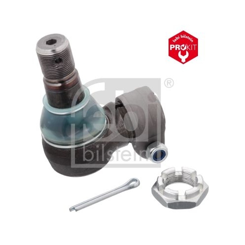 Febi Bilstein 39025 Winkelgelenk f&uuml;r Lenkhydraulikzylinder, mit Kronenmutter und Splint , 1 St&uuml;ck