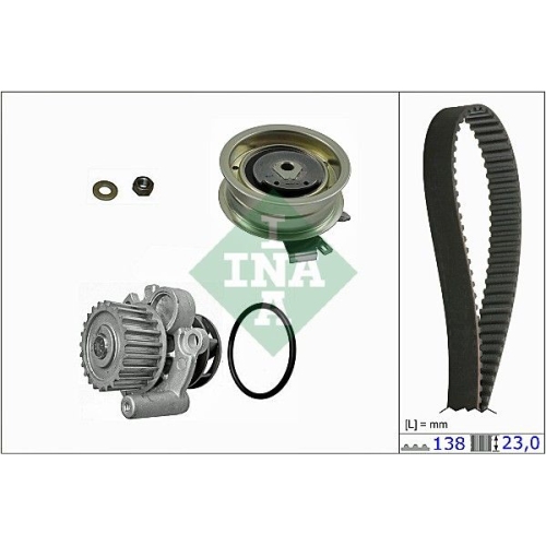 Wasserpumpe + Zahnriemensatz INA 530 0171 30 f&uuml;r SEAT SKODA VW VW (FAW) VW (SVW)