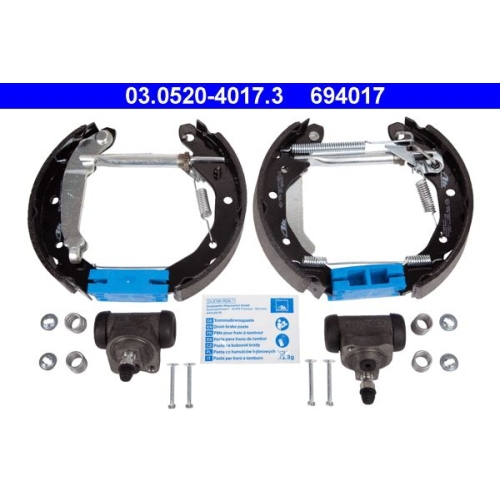 Bremsbackensatz ATE 03.0520-4017.3 Original ATE TopKit f&uuml;r, Hinterachse