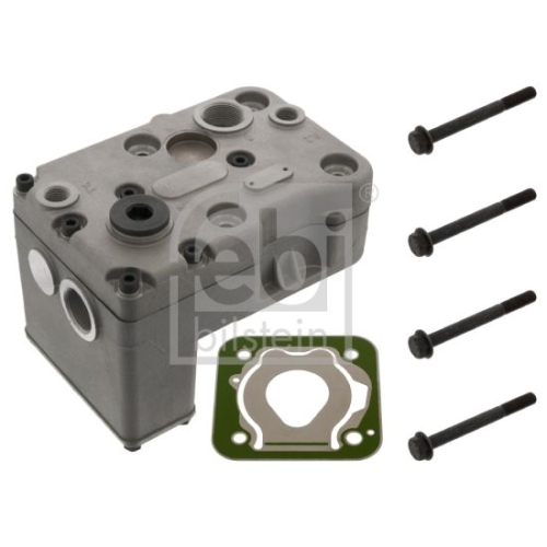 Febi Bilstein 100293 Zylinderkopf f&uuml;r Luftpresser, mit Ventilplatte , 1 St&uuml;ck