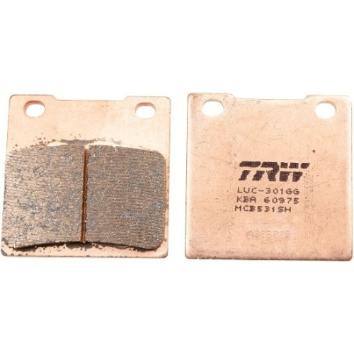 Bremsbelagsatz, Scheibenbremse TRW MCB531SH Sinter Street f&uuml;r, Hinterachse