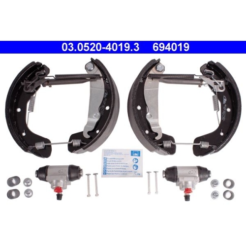 Bremsbackensatz ATE 03.0520-4019.3 Original ATE TopKit f&uuml;r, Hinterachse