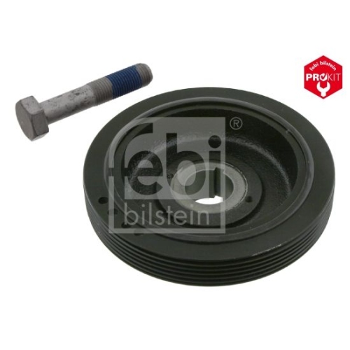 Febi Bilstein 1x 33786 Riemenscheibe (entkoppelt) f&uuml;r Kurbelwelle, mit Schraube