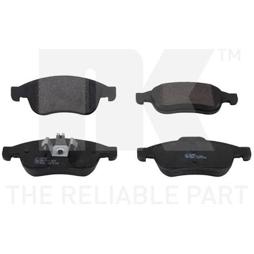 Bremsbelagsatz, Scheibenbremse NK 223969 f&uuml;r RENAULT DACIA, Vorderachse