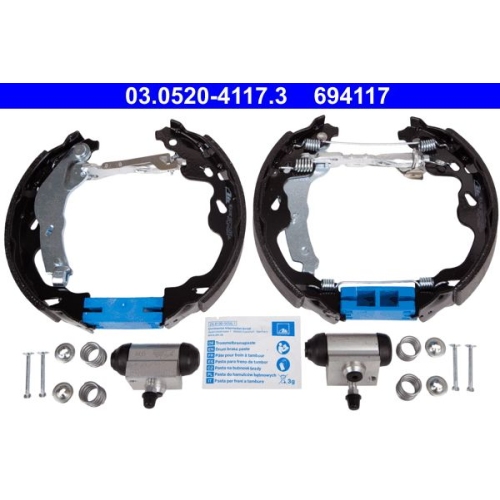 Bremsbackensatz ATE 03.0520-4117.3 Original ATE TopKit f&uuml;r CITRO&Euml;N PEUGEOT