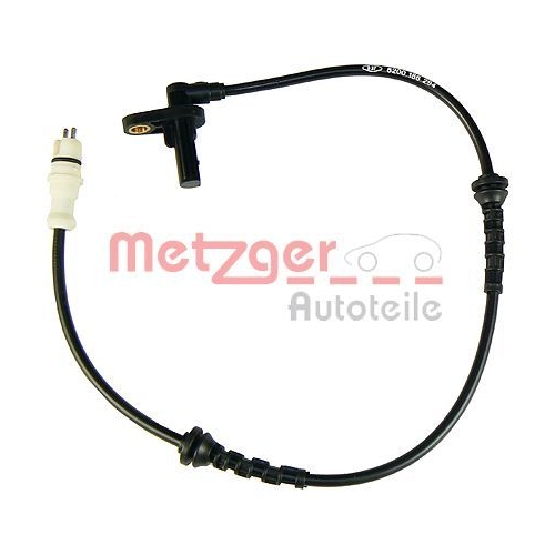 Sensor, Raddrehzahl METZGER 0900396 ORIGINAL ERSATZTEIL f&uuml;r RENAULT, Vorderachse