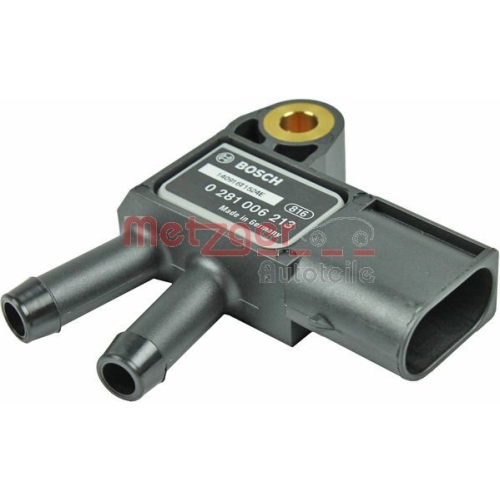 Sensor, Abgasdruck METZGER 0906190 ORIGINAL ERSATZTEIL GREENPARTS