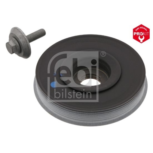 Febi Bilstein 33791 Riemenscheibe (entkoppelt) f&uuml;r Kurbelwelle, mit Schraube , 1 St&uuml;ck