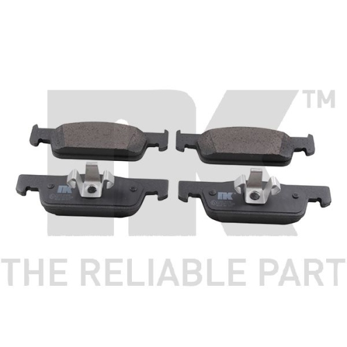 Bremsbelagsatz, Scheibenbremse NK 223974 f&uuml;r RENAULT DACIA, Vorderachse