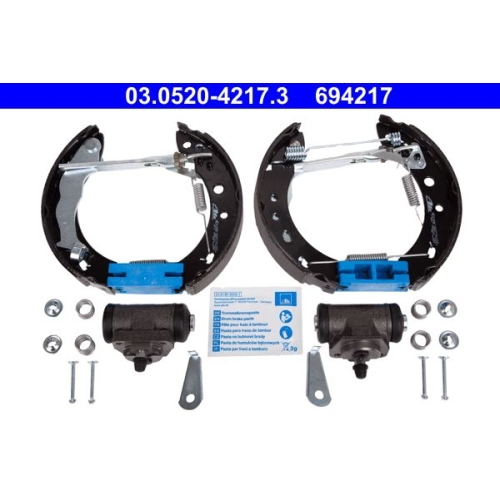 Bremsbackensatz ATE 03.0520-4217.3 Original ATE TopKit f&uuml;r, Hinterachse