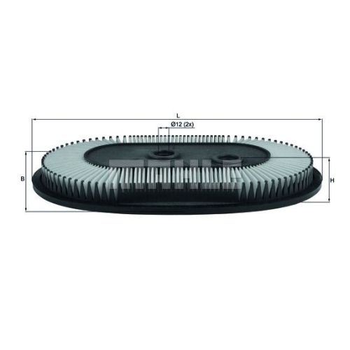 Luftfilter KNECHT LX 846 f&uuml;r NISSAN