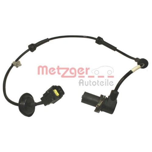 Sensor, Raddrehzahl METZGER 0900698 f&uuml;r CHEVROLET DAEWOO, Vorderachse links