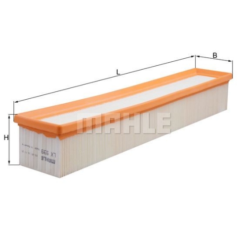 Luftfilter KNECHT LX 939 f&uuml;r MERCEDES-BENZ