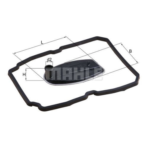 Hydraulikfilter, Automatikgetriebe KNECHT HX 81D f&uuml;r CHRYSLER DODGE SSANGYONG