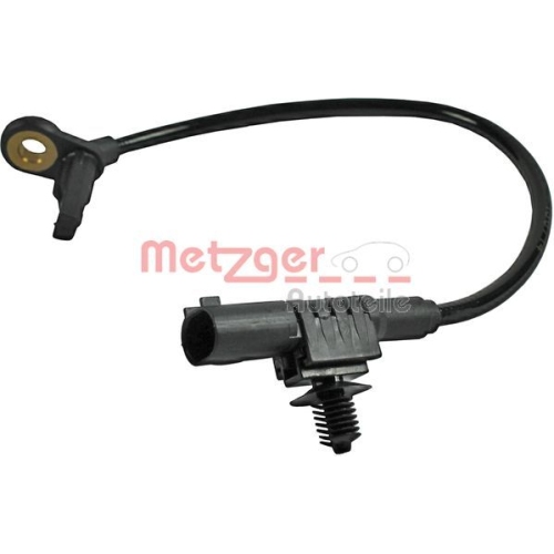 Sensor, Raddrehzahl METZGER 0900775 f&uuml;r MERCEDES-BENZ, Hinterachse beidseitig