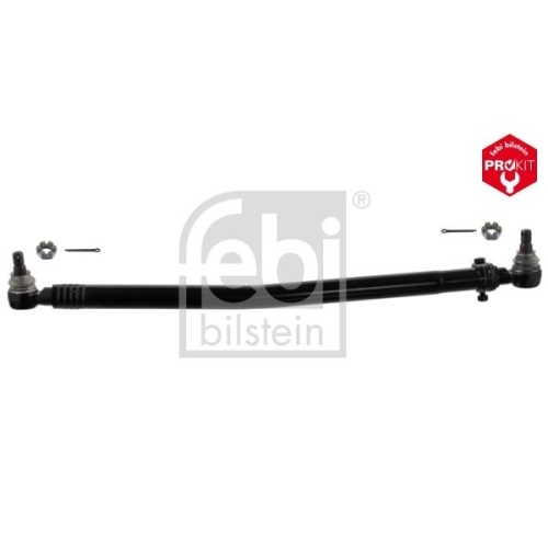 Febi Bilstein 43676 Lenkstange mit Kronenmuttern und Splinten, vom Lenkgetriebe zur 1. Vorderachse , 1 St&uuml;ck