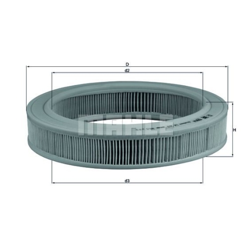 Luftfilter KNECHT LX 203 f&uuml;r FORD GMC OPEL VAUXHALL
