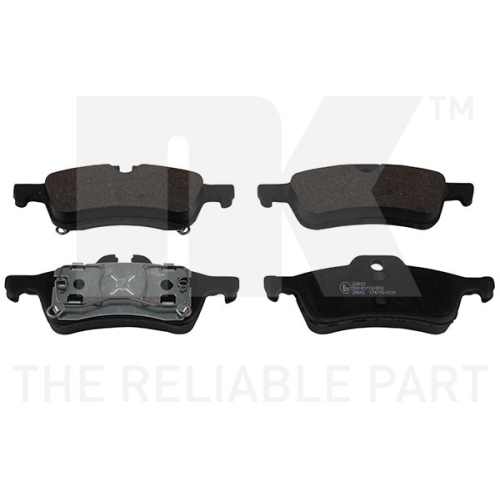 Bremsbelagsatz, Scheibenbremse NK 224021 f&uuml;r ROVER MINI, Hinterachse