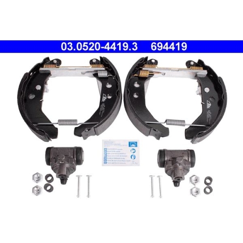 Bremsbackensatz ATE 03.0520-4419.3 Original ATE TopKit f&uuml;r, Hinterachse