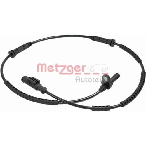 Sensor, Raddrehzahl METZGER 0900855 ORIGINAL ERSATZTEIL f&uuml;r BMW, Vorderachse